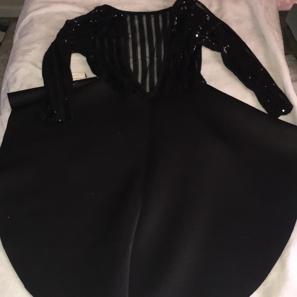 Windsor sequin black top
